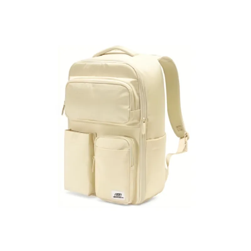 Skechers Fabric Backpack Medium Size Unisex Light Sand Yellow-1