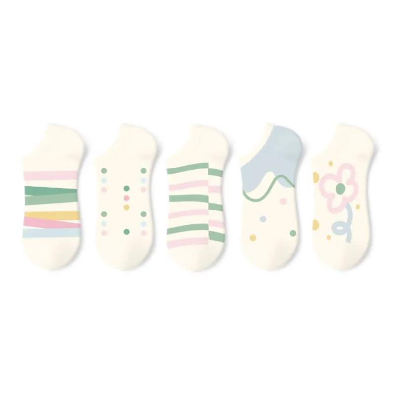 Primeet No Show Socks Women's 5 Pack-5