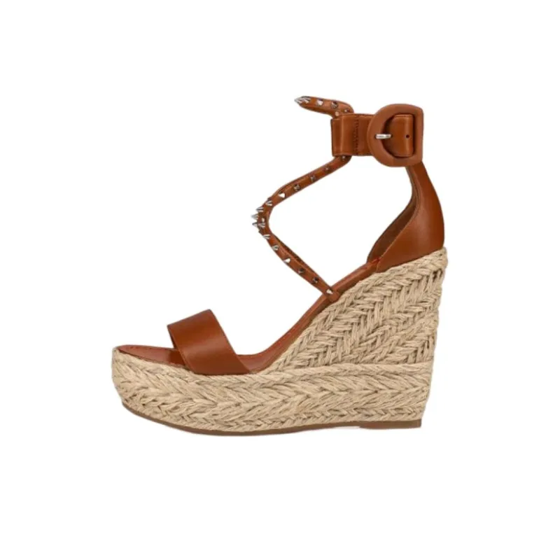 CL One Strap Sandals Women's Brown-0