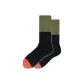 Thick Needle Crew Socks in Standard Black Color