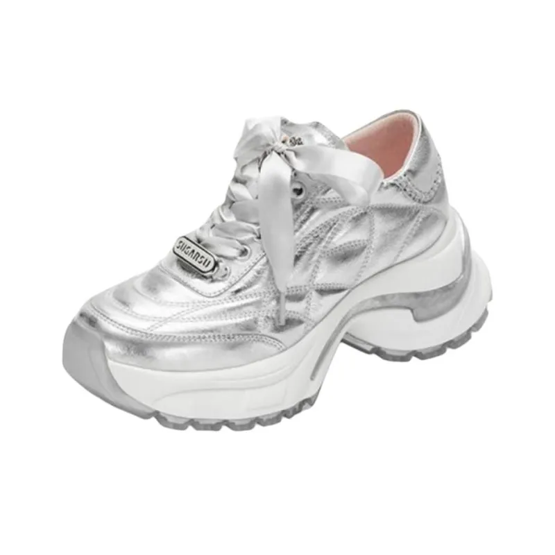 SUGARSU Wear Resistant Low Top Chunky Sneakers Women's-6