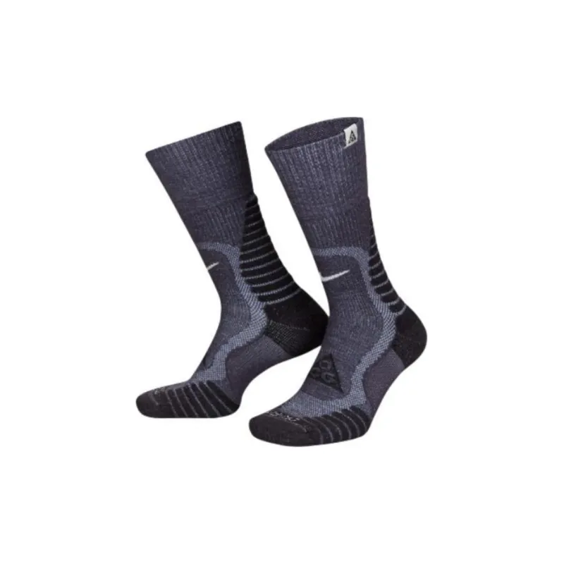 Nike Mid Calf Socks Unisex 1 Pack Black-3