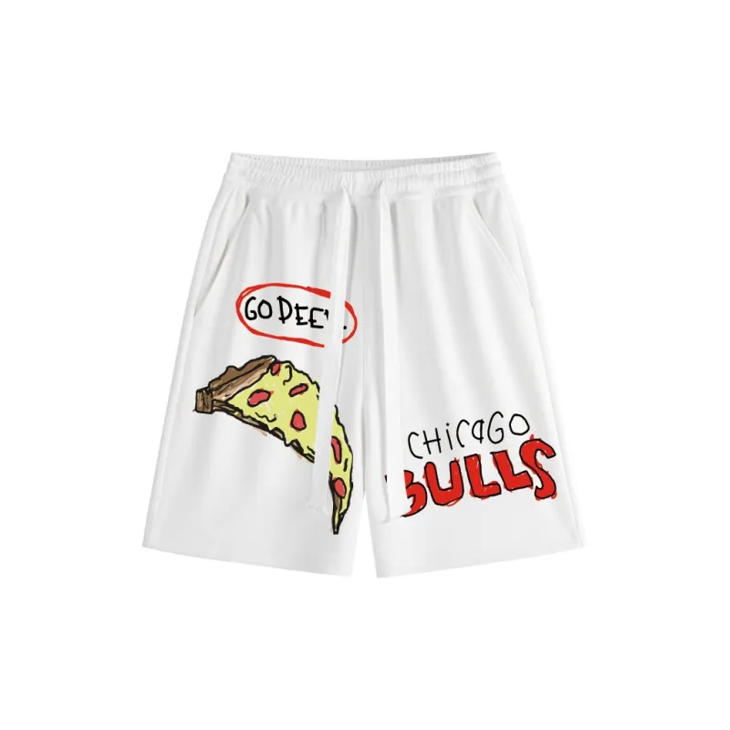 AFTER SCHOOL SPECIAL Casual Shorts Unisex White-1