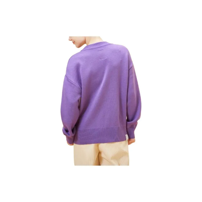 Mizuno x PEANUTS Cashmere Sweater Unisex Purple-1