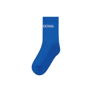 Balenciaga Tennis Socks 'Royal/White'
