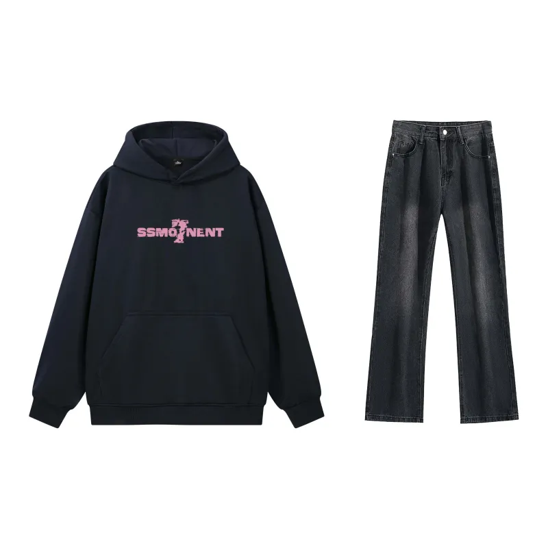 SUNSETMONENT Sweatshirt Set Unisex-18