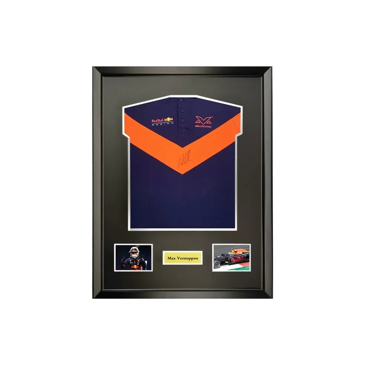 Three For F1 Driver Max Verstappen Autographed Short-Sleeved Racing Suit With Certificate And Framed Gift Box Set-1