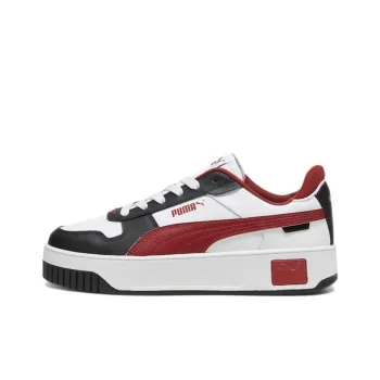 PUMA Carina Street Cushioning, Wear Resistant Low Top Skateboard Shoes Women's Black White