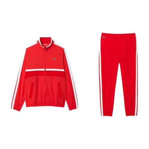 LACOSTE Djokovic Collaboration Casual Sportswear Men Red