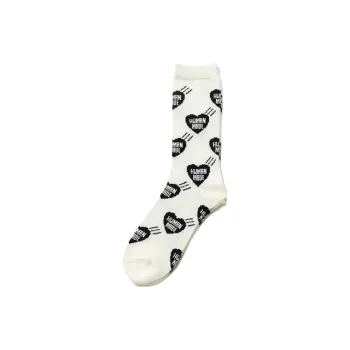 HUMAN MADE Heart Pattern Socks Red