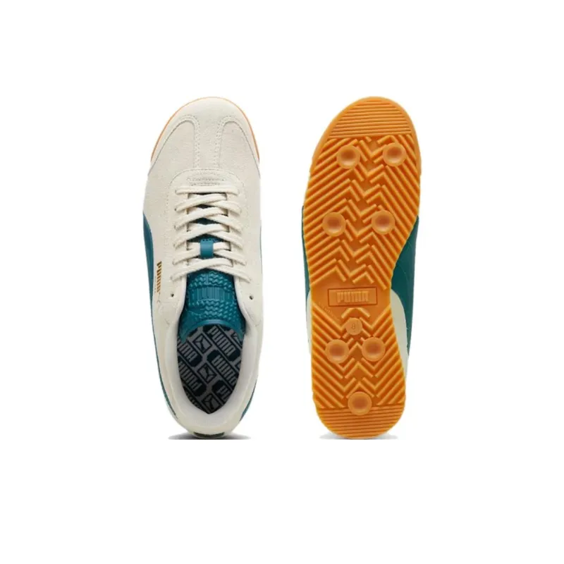 PUMA Roma Anti Slip Wear Resistant Low Top Casual Shoes Unisex Beige-3