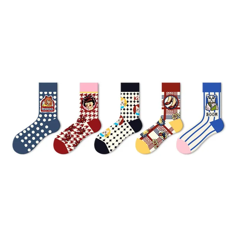JKN Unisex Mid Calf Socks-6