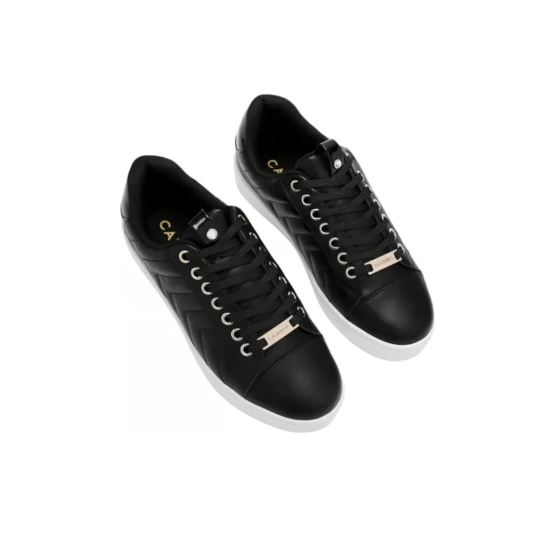 Kurt Geiger London Joyful Quilt Low-Top Skateboard Shoes Women's Black-3