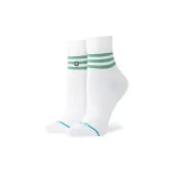 White Base Green Stripes