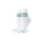 White Base Green Stripes