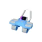 [Regular-Dream Blue]Four-Wheel Abdominal Roller+20mm Knee Pad