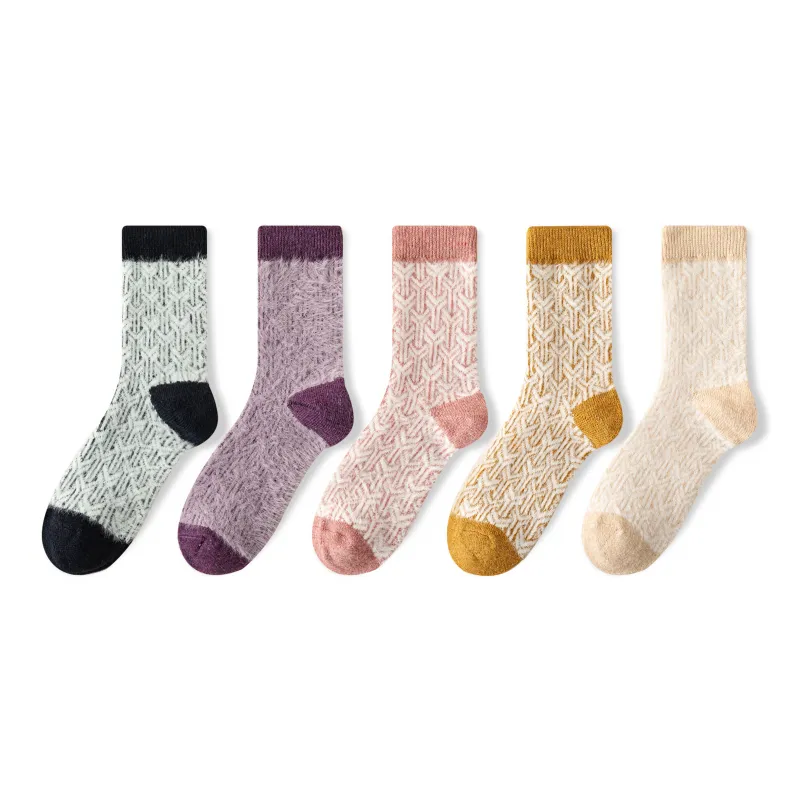MIIOW Fruit Printing Series Mid Calf Socks Women's Combo Set-20