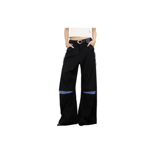 JUNE CUT Casual Pants Women's Black