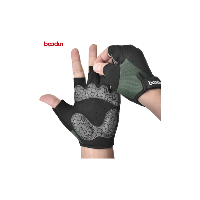 BOODUN Riding Equipment Cycling Glove Outdoor Sports Unisex Microfiber Suede Printing Silicone S/M/L/XL-8