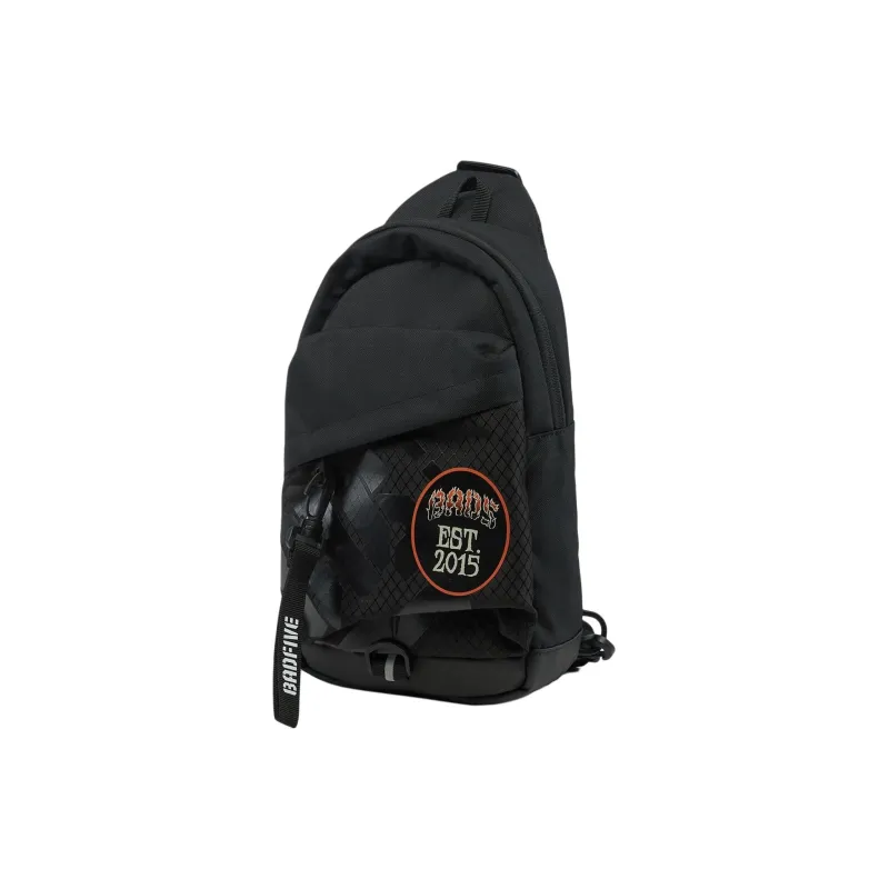 LiNing Basketball Collection Polyurethane With Polyester Sling Bag, Crossbody Bag, Shoulder Bag Regular Unisex Black-1