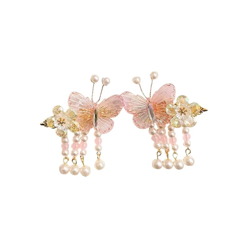 JianKai Alloy Acrylic Imitation Pearl Hair Clips Women's-1