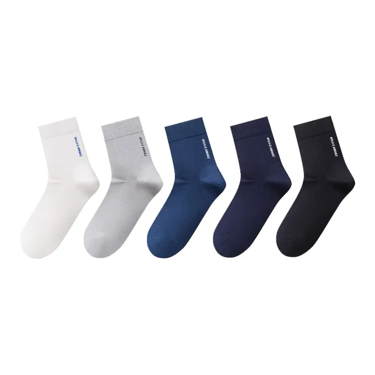 HLA SS23 Mid Calf Socks Men's 5 Pack-15