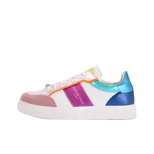 Kurt Geiger London Skateboard Shoes Women's Low-Top Pink/White