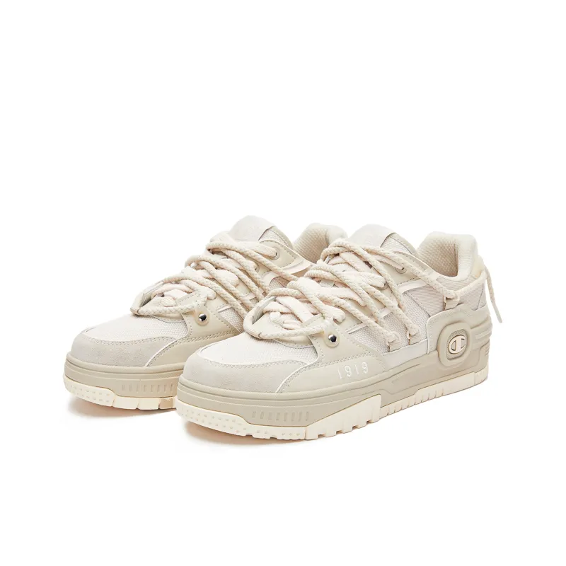 Champion Essentials Collection Bumper V1 Skateboard Shoes Men's Oat Egg Wine Color-2