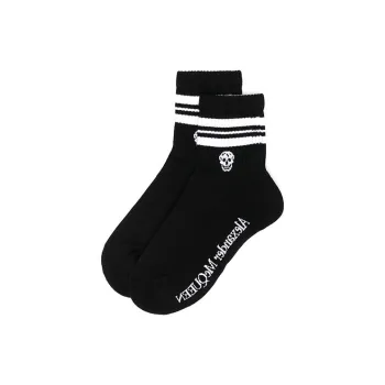 Alexander McQueen Logo Intarsia Socks