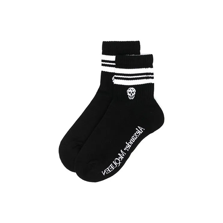 Alexander McQueen Logo Intarsia Socks-0