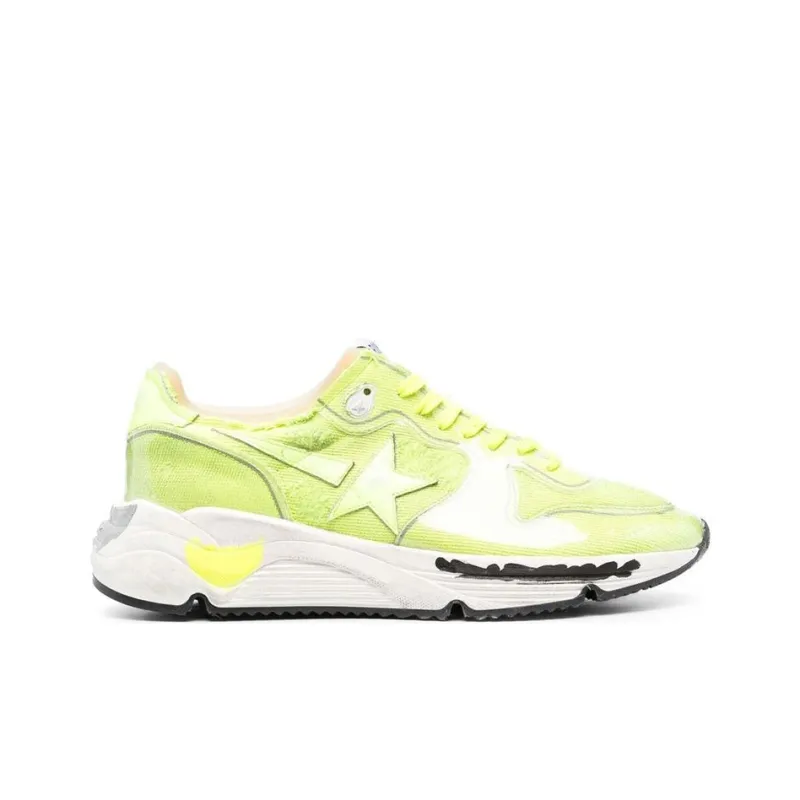 Golden Goose Running Sole Low Top Casual Shoes Men's Yellow-1