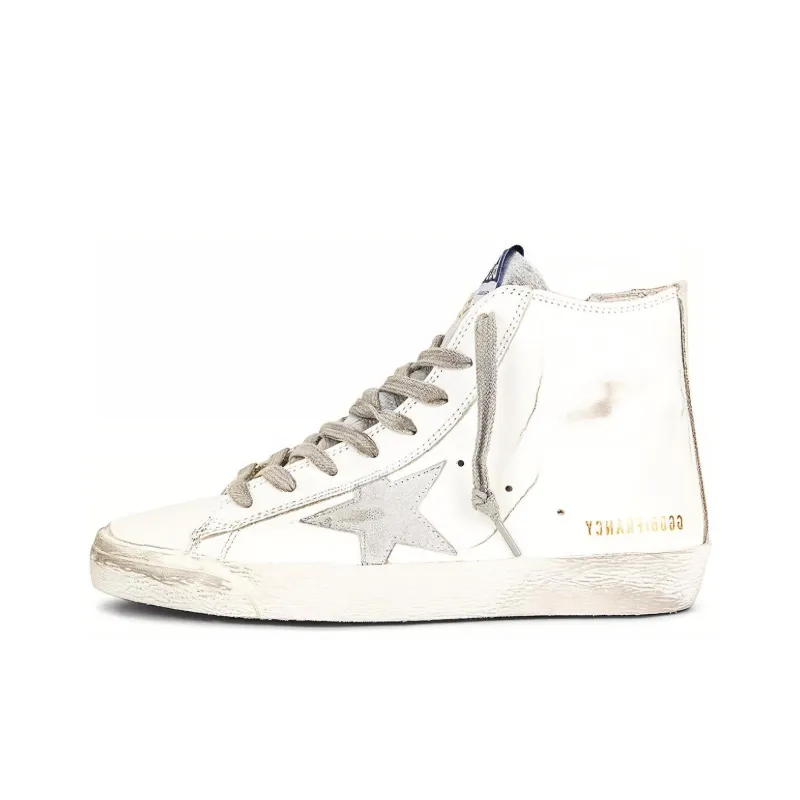 Golden Goose Francy Silver Star White Silver Women's-0