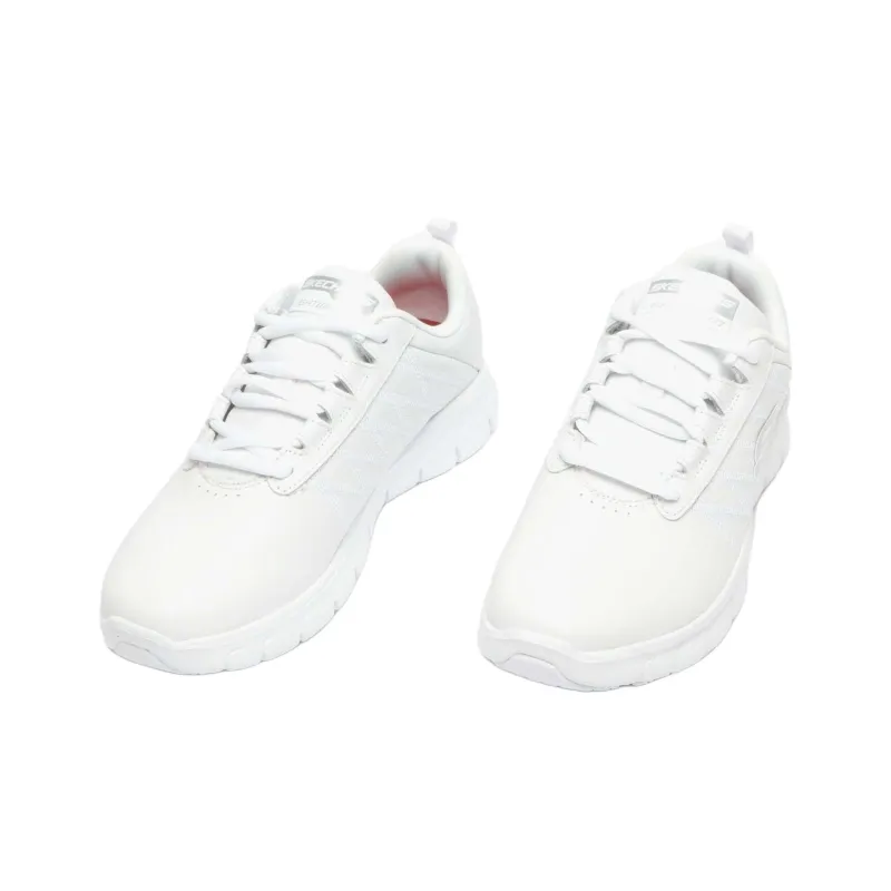 Skechers Anti Slip Wear Resistant Low Top Casual Shoes Women's White-2
