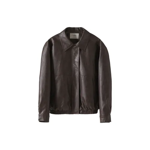 Fstudio Leather Jackets Women's Coffee