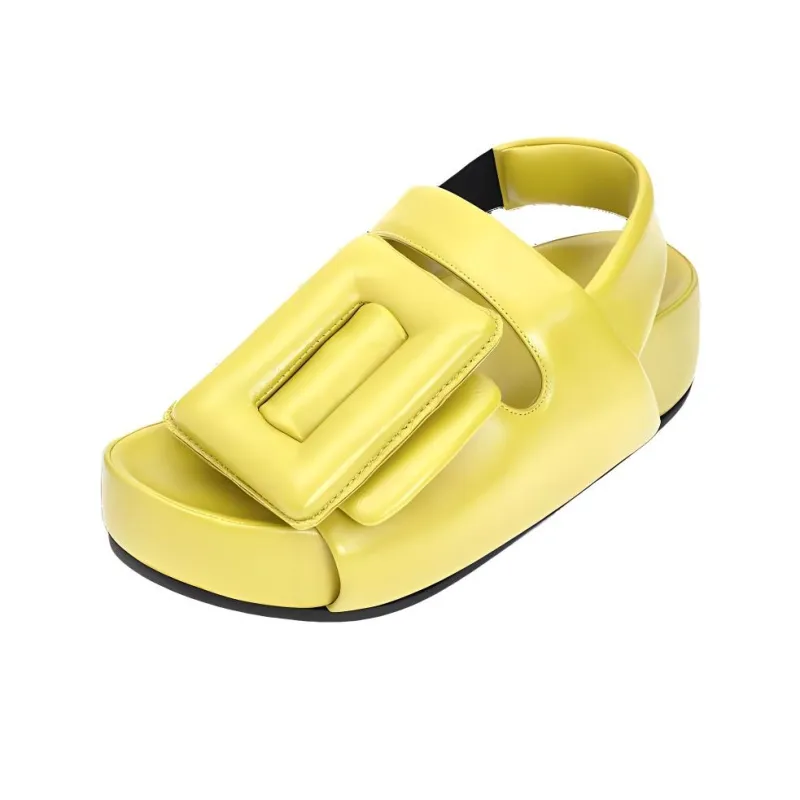 BOYY Strap Sandals 5.5cm Women's Yellow-2