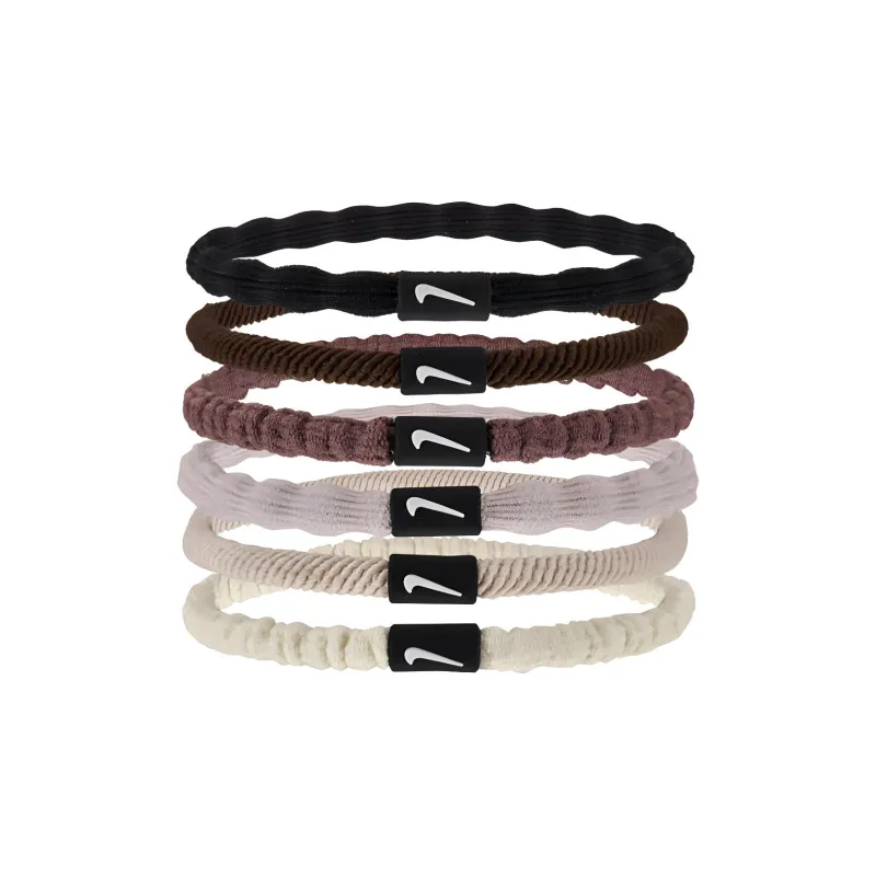 Nike Silk Hair Tie Unisex White/Beige/Pink/Umber/Brown/Black-1