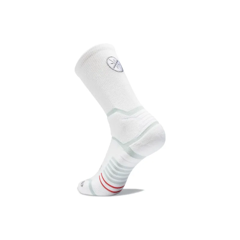 LiNing Basketball Socks Men's 1 Pack White-1