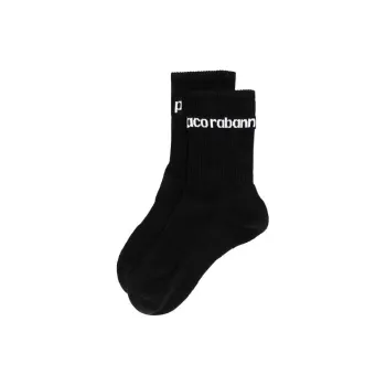 Paco Rabanne Logo Intarsia Socks