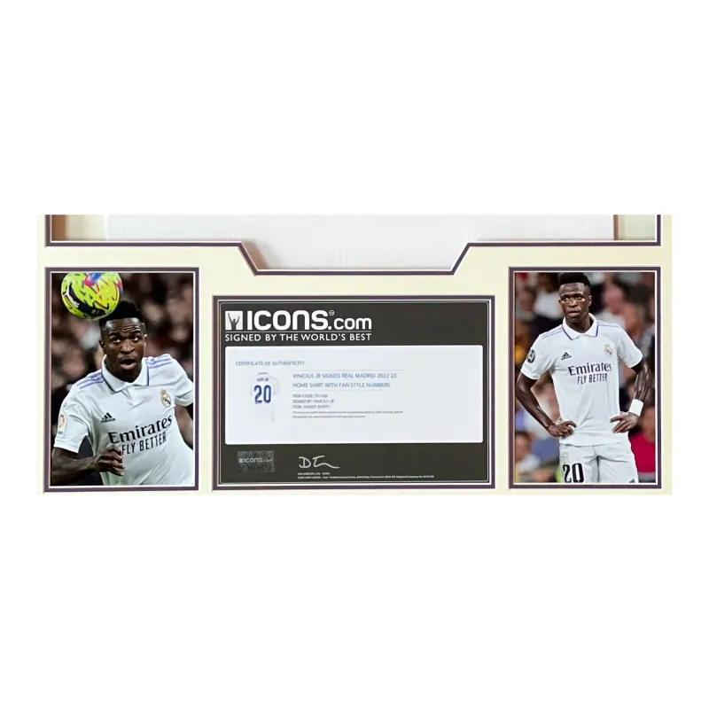 Huayitaojin Jersey Officially Signed Company Certificate With ICONS Framed 76x106cm Men's Collectible Classic-1