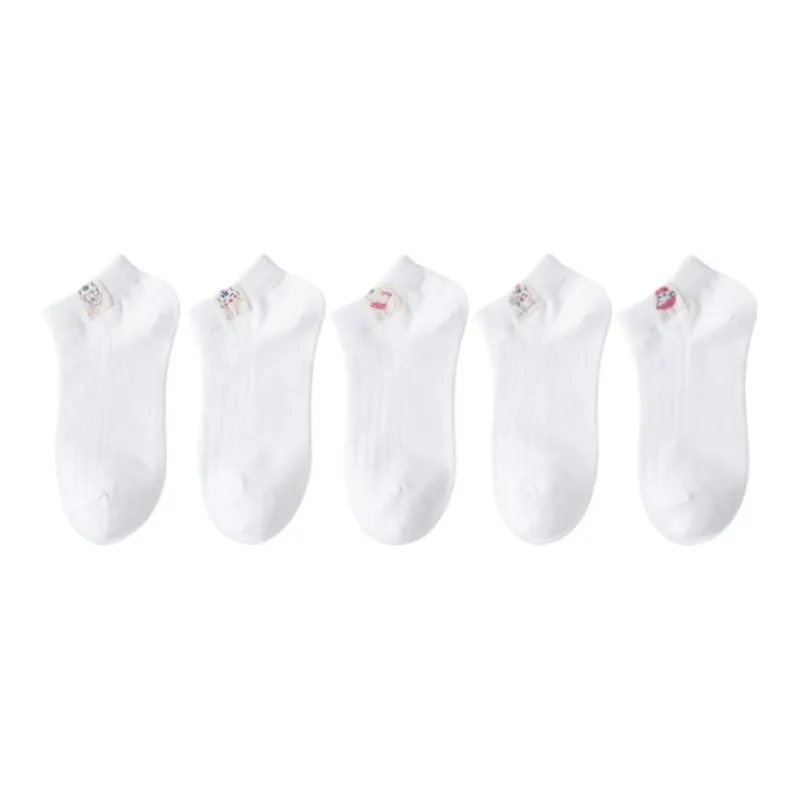 MIIOW Ankle Socks Women's 5 Pack-2
