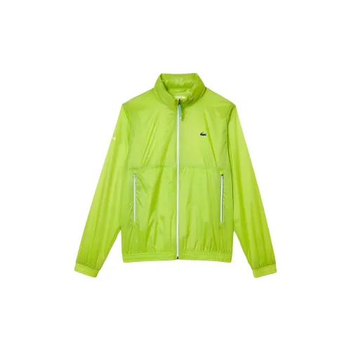 LACOSTE Djokovic Collaboration Jackets Men Yellow