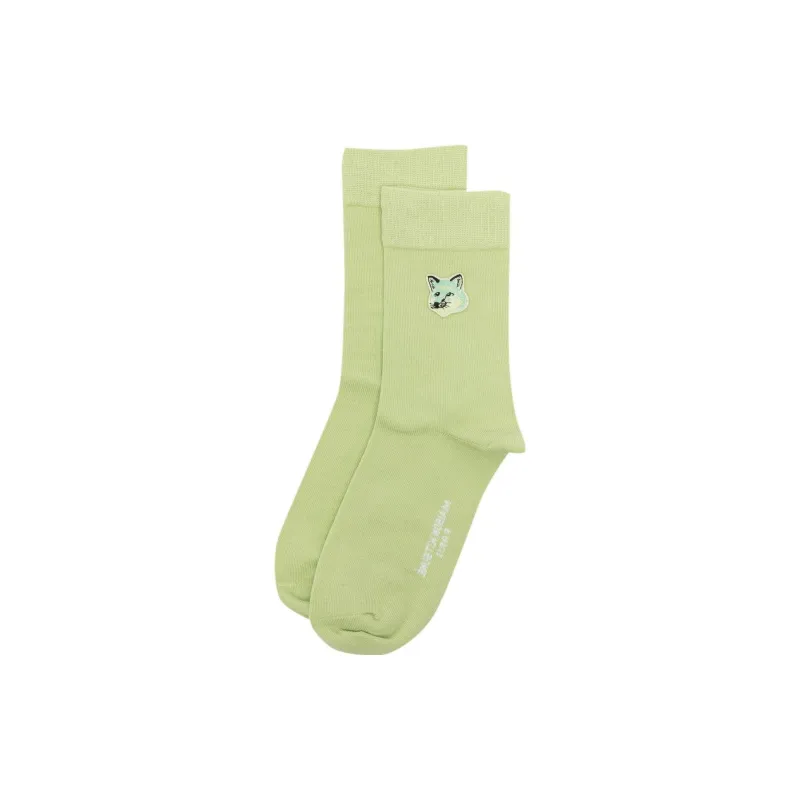 Maison Kitsune Men Mid Calf Socks-0