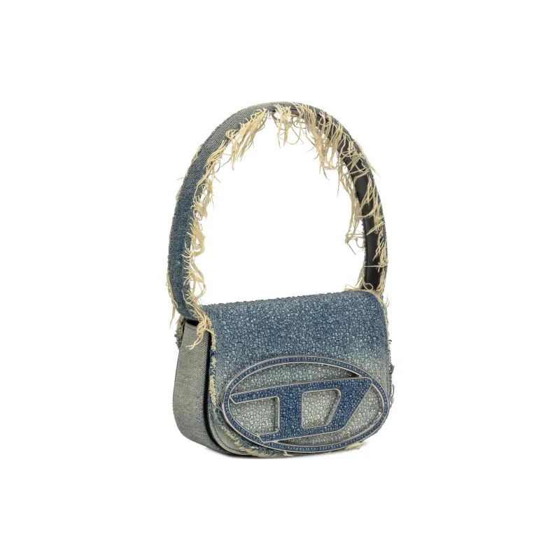 DIESEL 1DR Logo Detailed Shoulder Bag-2