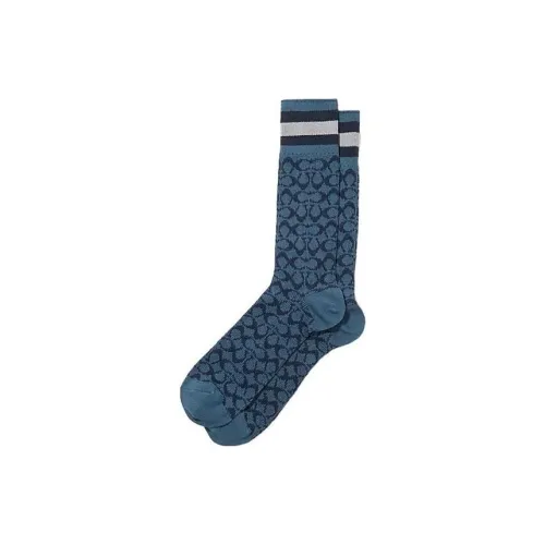 COACH Unisex Knee-high Socks