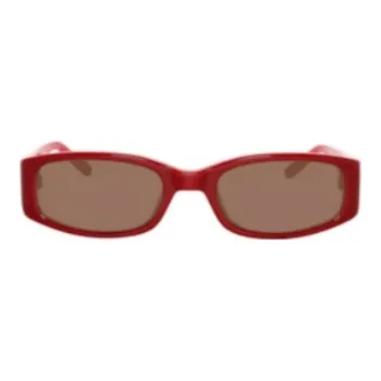 GUESS Plastic Butterfly Sunglasses Women's Red