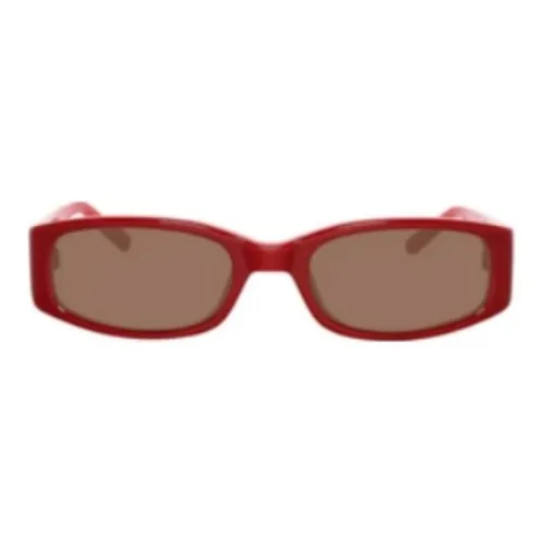 GUESS Plastic Butterfly Sunglasses Women's Red