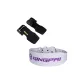 Gray Purple 10cm Narrow Fit Belt+Black Lifting Strap
