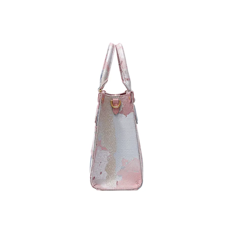 FION Clever Brocade Series Fabric Crossbody Bag, Handbag Medium Size Women's Multicolor-14