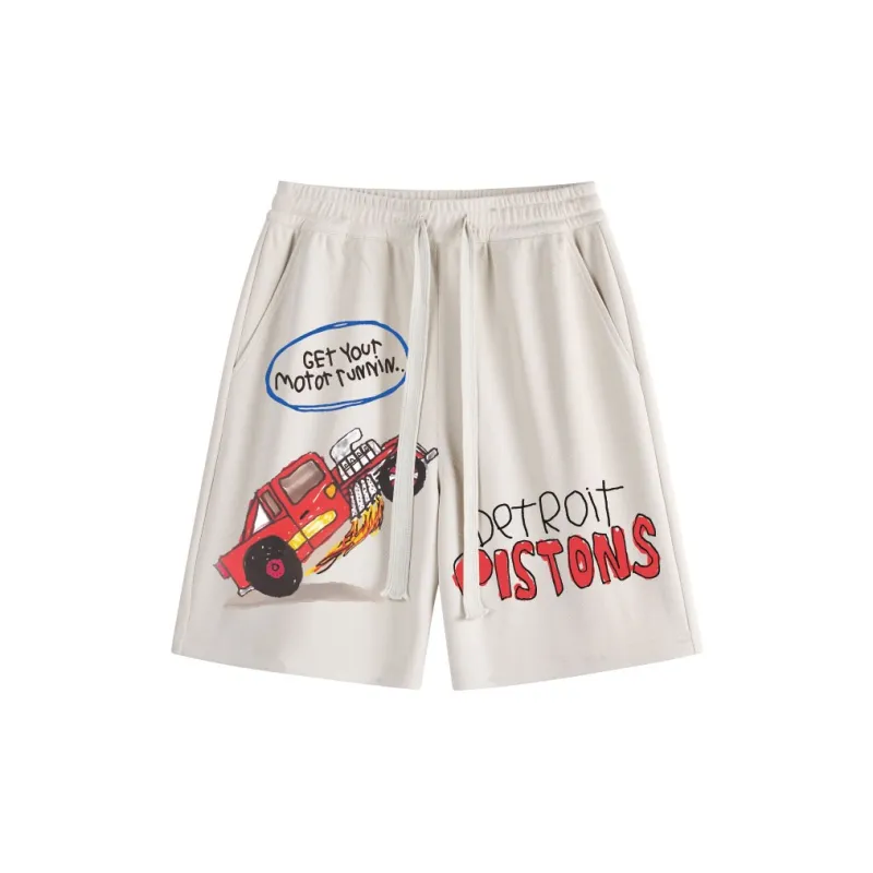 AFTER SCHOOL SPECIAL Casual Shorts Unisex Apricot-1