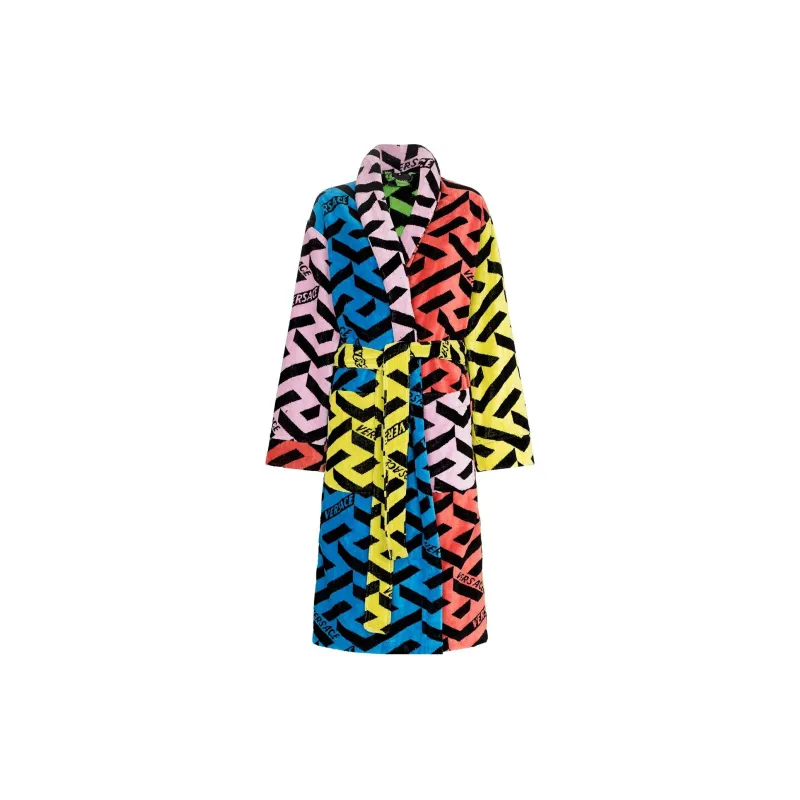 FANSIZHE VERSACE Bathrobes Unisex Multicolor-0